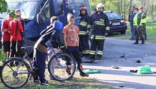 Wypadek w Niekłończycy [foto]