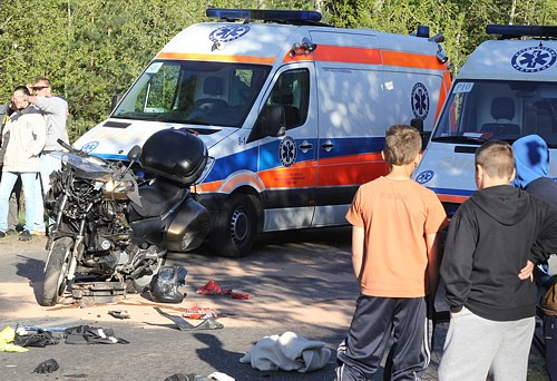 Wypadek w Niekłończycy [foto]