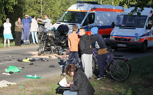 Wypadek w Niekłończycy [foto]