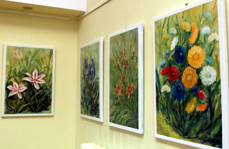 KWIATY Ewy Rutkowskiej w Galerii Literackiej