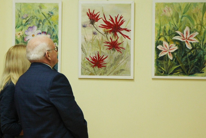 KWIATY Ewy Rutkowskiej w Galerii Literackiej