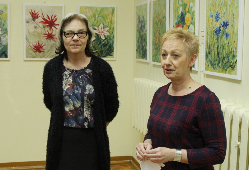 KWIATY Ewy Rutkowskiej w Galerii Literackiej