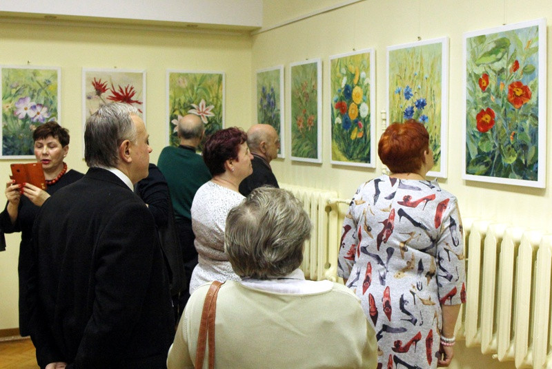 KWIATY Ewy Rutkowskiej w Galerii Literackiej