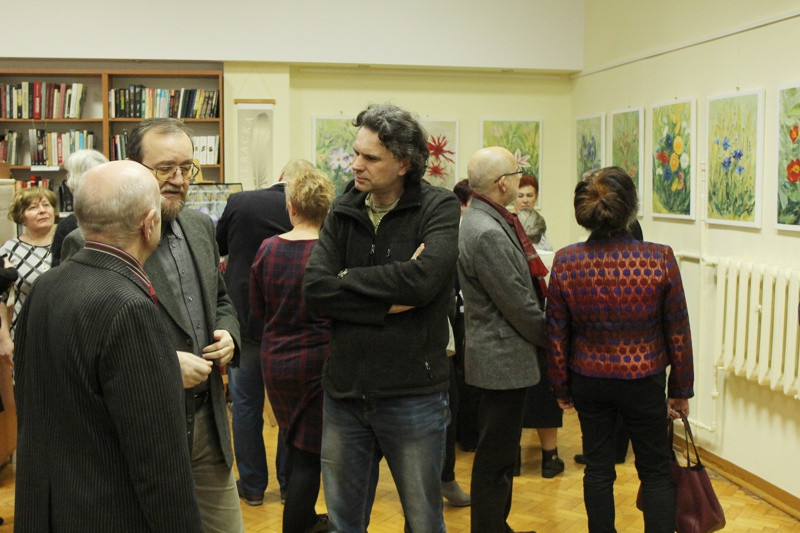 KWIATY Ewy Rutkowskiej w Galerii Literackiej