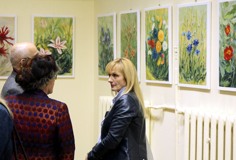 KWIATY Ewy Rutkowskiej w Galerii Literackiej