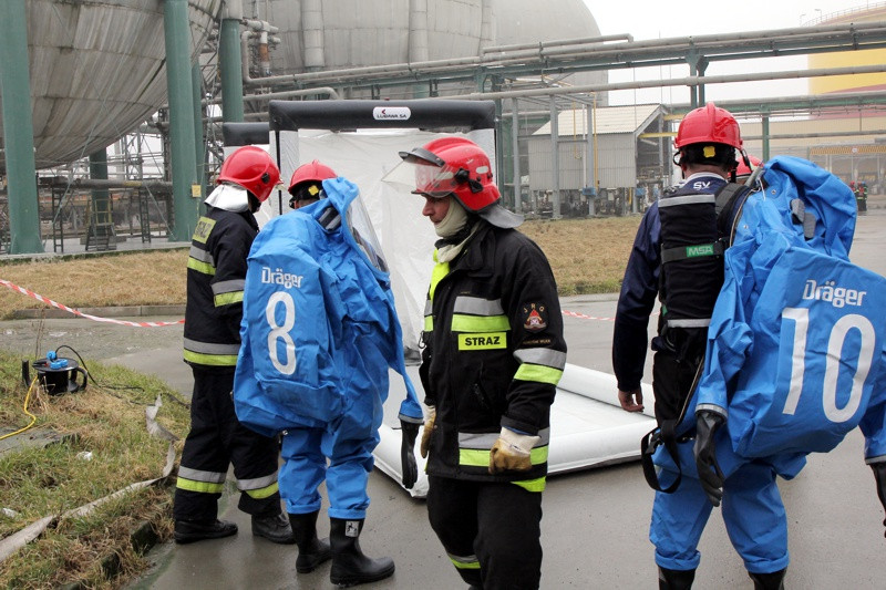 Krajowe ćwiczenia ratownicze „Azoty -18” [foto/wideo]