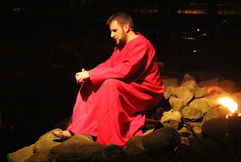 Misterium Męki Pańskiej w Jasienicy [foto/wideo]