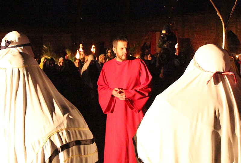 Misterium Męki Pańskiej w Jasienicy [foto/wideo]