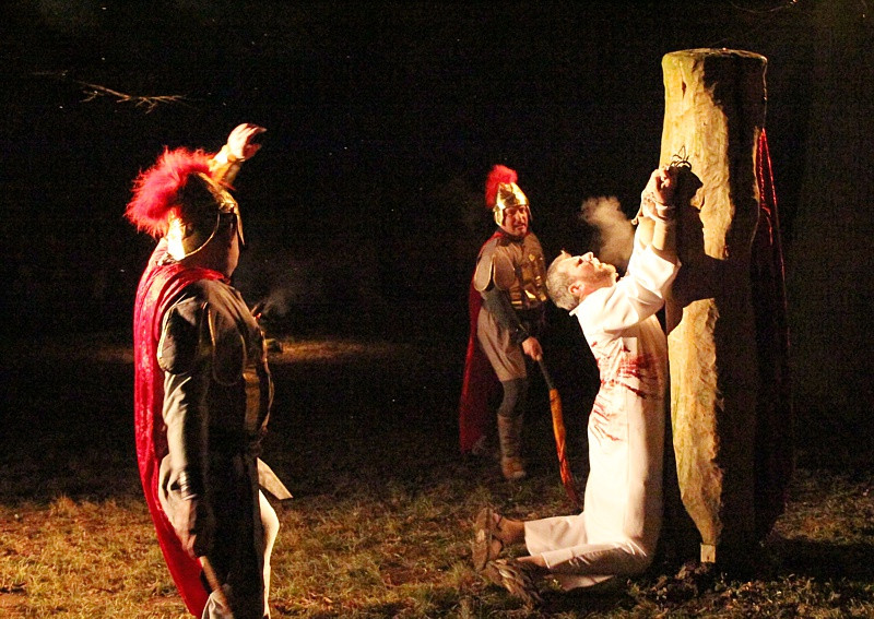 Misterium Męki Pańskiej w Jasienicy [foto/wideo]