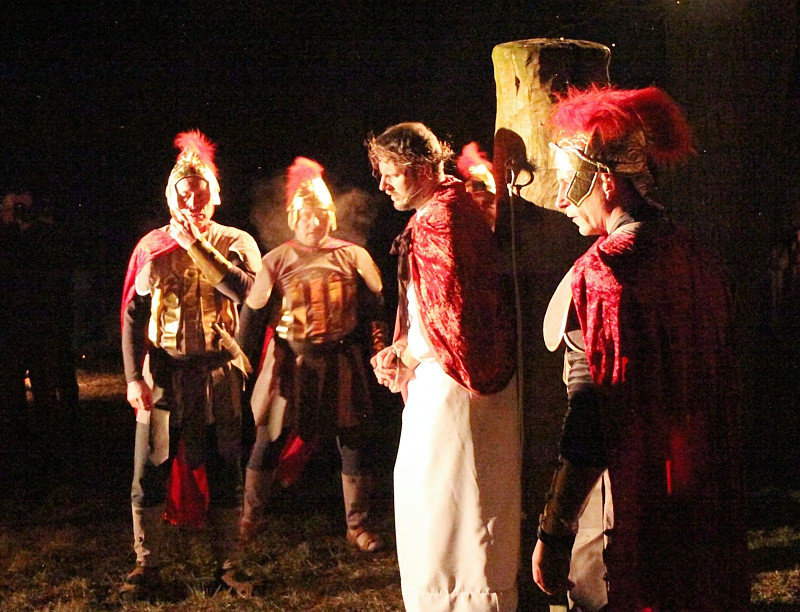 Misterium Męki Pańskiej w Jasienicy [foto/wideo]