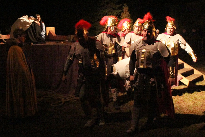 Misterium Męki Pańskiej w Jasienicy [foto/wideo]