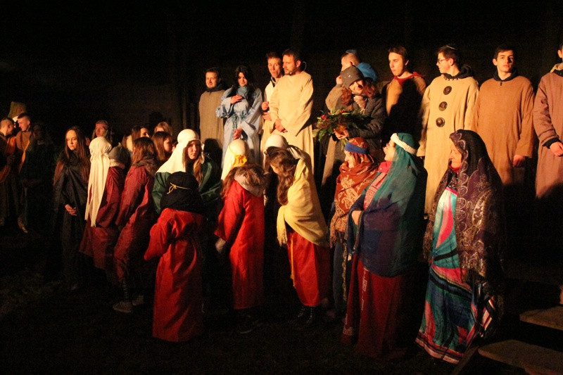 Misterium Męki Pańskiej w Jasienicy [foto/wideo]