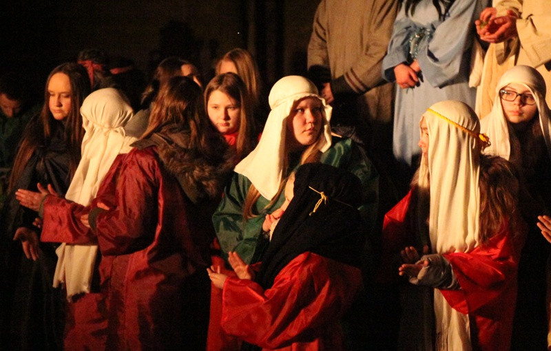 Misterium Męki Pańskiej w Jasienicy [foto/wideo]