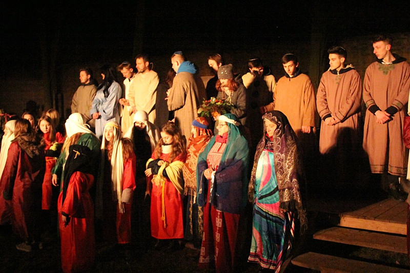 Misterium Męki Pańskiej w Jasienicy [foto/wideo]