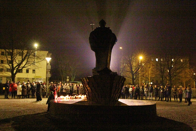 Spotkanie modlitewne w rocznicę śmierci Jana Pawła II [foto]