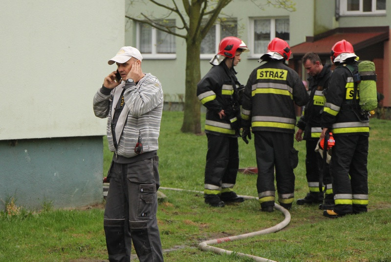 Pożar sklepu z odzieżą nową i używaną [foto/wideo]