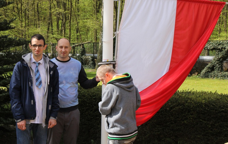 Uroczystość wciągnięcia flagi w PSONI [foto]