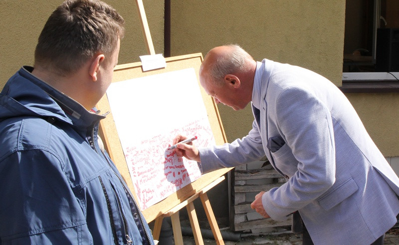 Uroczystość wciągnięcia flagi w PSONI [foto]