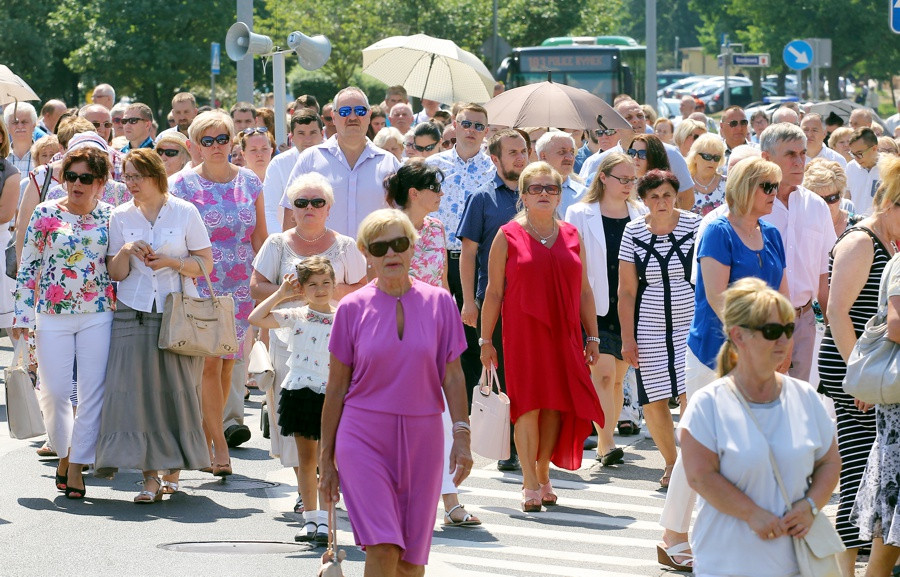 Boże Ciało w parafii pw. św. Kazimierza w Policach [foto]