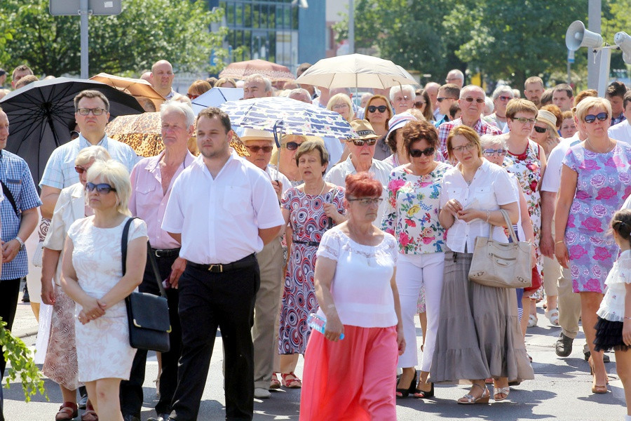Boże Ciało w parafii pw. św. Kazimierza w Policach [foto]