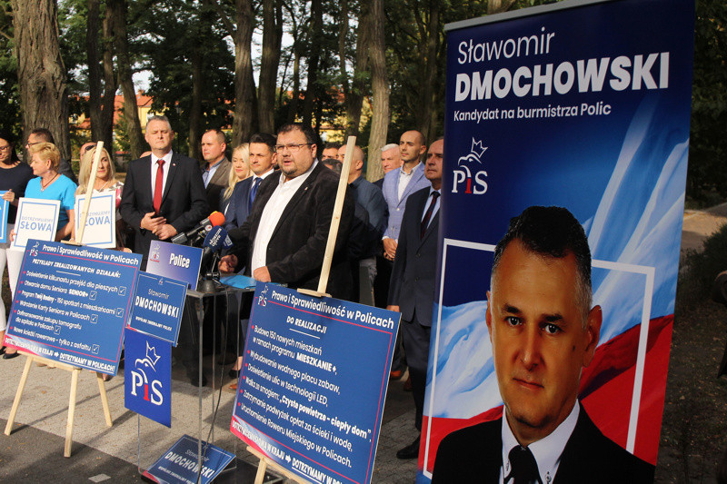 Sławomir Dmochowski kandydatem Prawa i Sprawiedliwości na burmistrza Polic [foto/wideo]