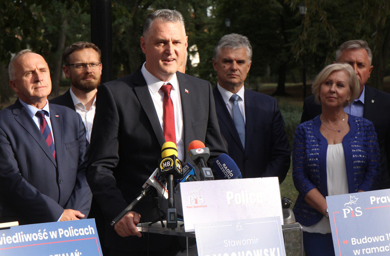 Sławomir Dmochowski kandydatem Prawa i Sprawiedliwości na burmistrza Polic [foto/wideo]