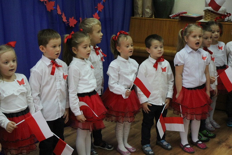 Biało-czerwono w trzebieskim przedszkolu [foto]