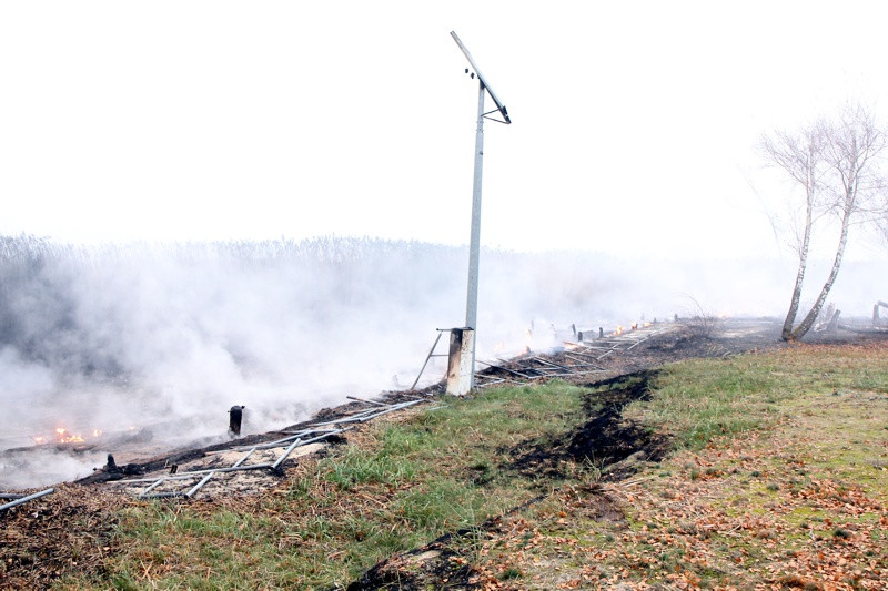 Tyle zostało z promenady spacerowej w Trzebieży [foto]