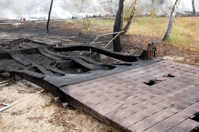 Tyle zostało z promenady spacerowej w Trzebieży [foto]
