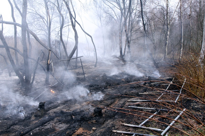 Tyle zostało z promenady spacerowej w Trzebieży [foto]