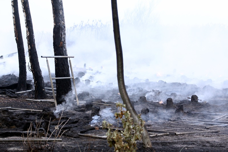 Tyle zostało z promenady spacerowej w Trzebieży [foto]