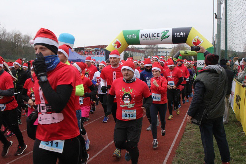 1200 uczestników pobiegło w VI Biegu Mikołajkowym [foto]