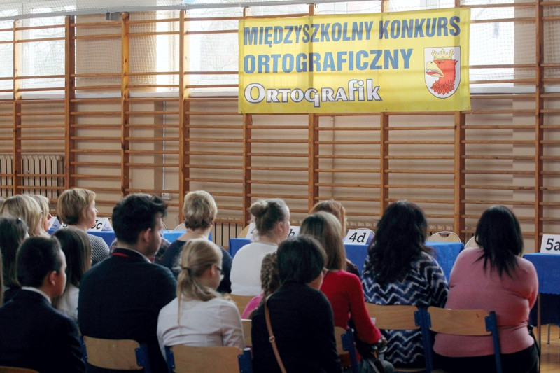 Finał Międzyszkolnego Konkursu ORTOGRAFIK [foto]