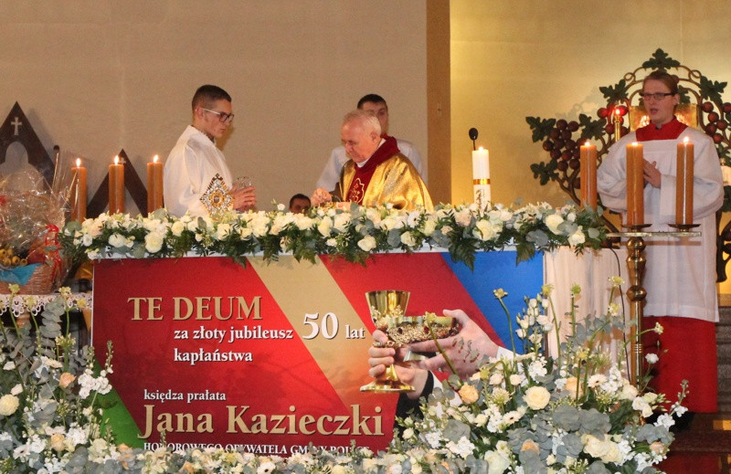 50-lecie kapłaństwa ks. prałata Jana Kazieczki [foto/wideo]