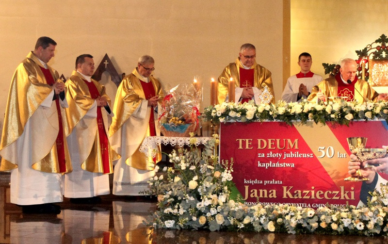 50-lecie kapłaństwa ks. prałata Jana Kazieczki [foto/wideo]