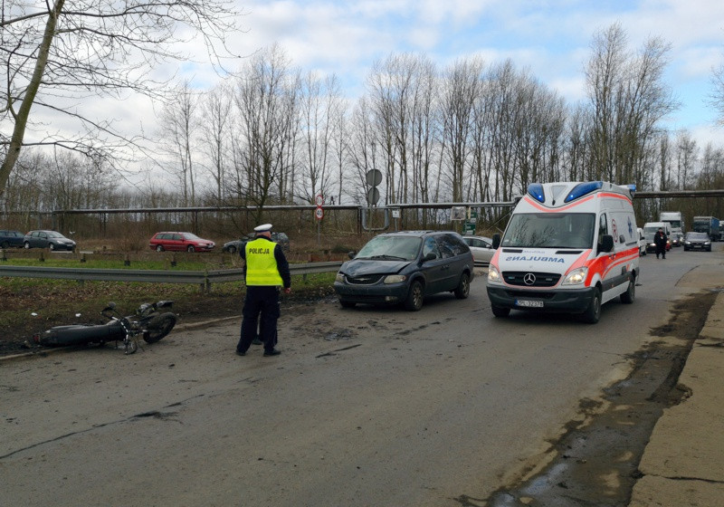 Wypadek na Piotra i Pawła w Policach [foto]