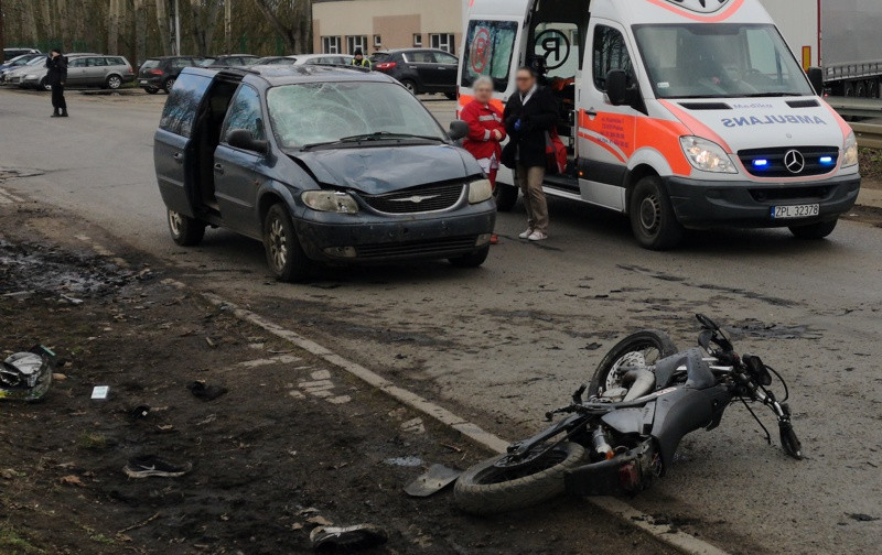 Wypadek na Piotra i Pawła w Policach [foto]