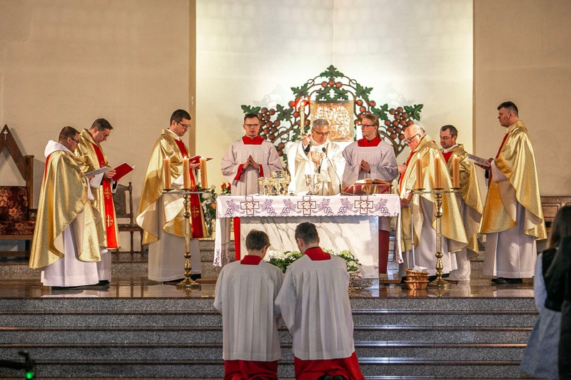 Msza Wieczerzy Pańskiej w parafii św. Kazimierza