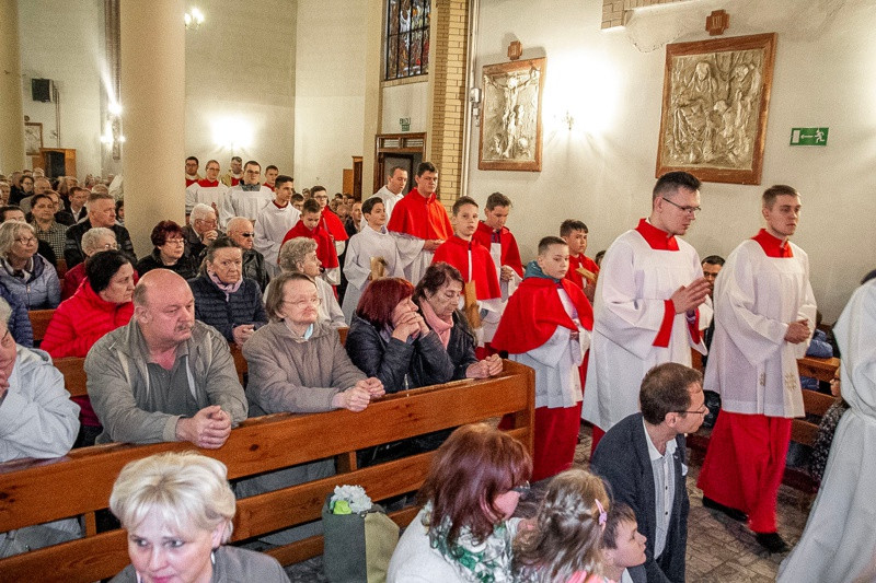 Msza Wieczerzy Pańskiej w parafii św. Kazimierza