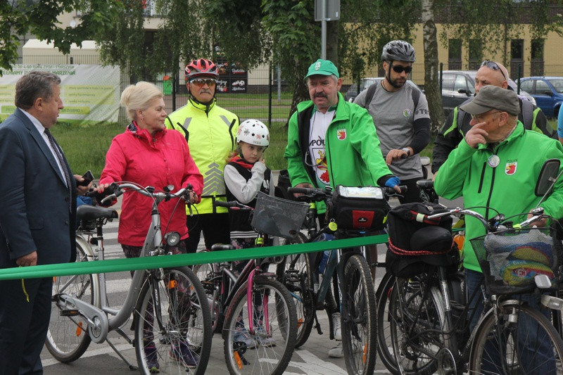 Rajd rowerowy i otwarcie nowego odcinka ścieżki rowerowej