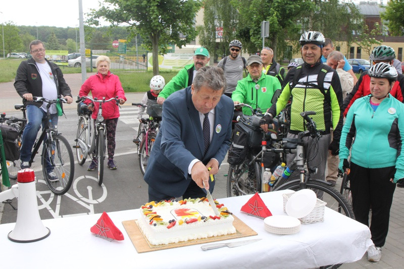Rajd rowerowy i otwarcie nowego odcinka ścieżki rowerowej