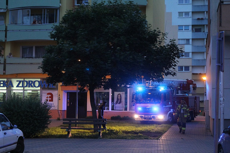 Strażacy usuwali skutki wichury w Policach