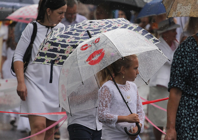 Procesja Bożego Ciała w parafii pw. św. Kazimierza w Policach