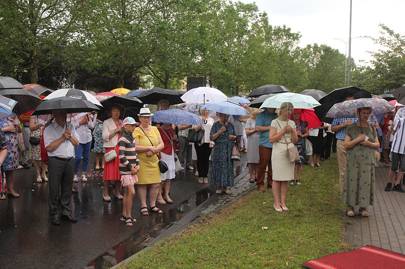 Procesja Bożego Ciała w parafii pw. św. Kazimierza w Policach