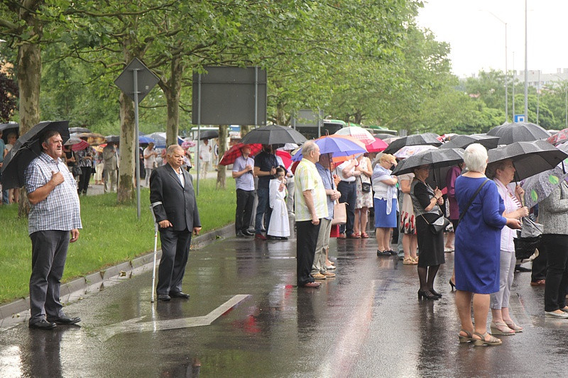 Procesja Bożego Ciała w parafii pw. św. Kazimierza w Policach