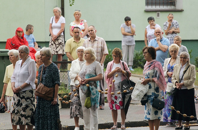 Procesja Bożego Ciała w parafii pw. św. Kazimierza w Policach