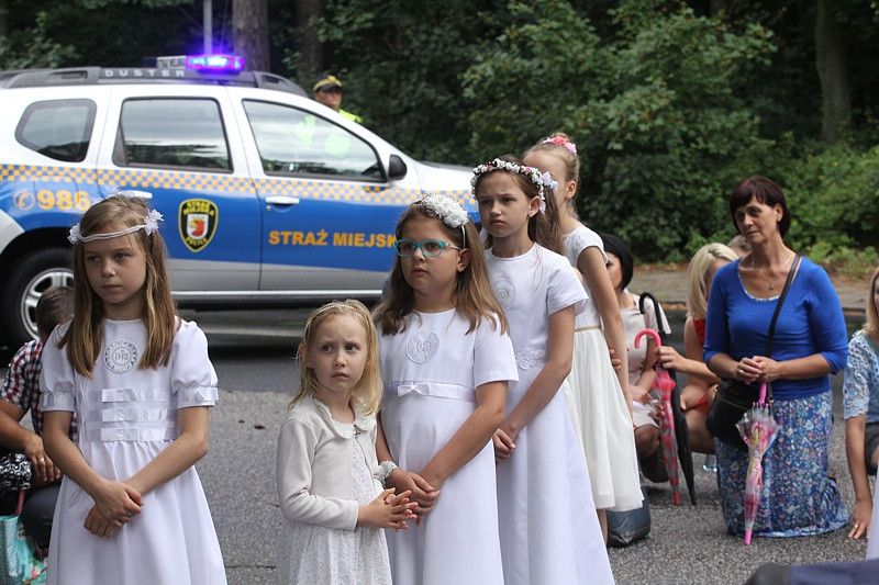 Procesja Bożego Ciała w parafii pw. św. Kazimierza w Policach