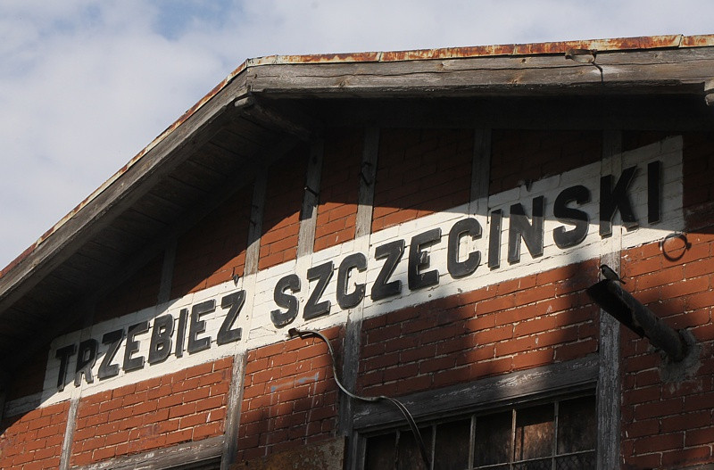 Parowozem do stacji Trzebież Szczeciński