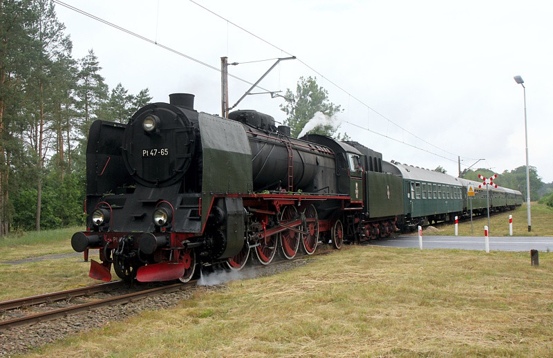 Parowozem do stacji Trzebież Szczeciński