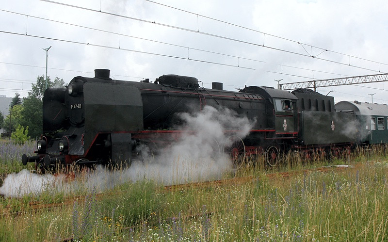 Parowozem do stacji Trzebież Szczeciński
